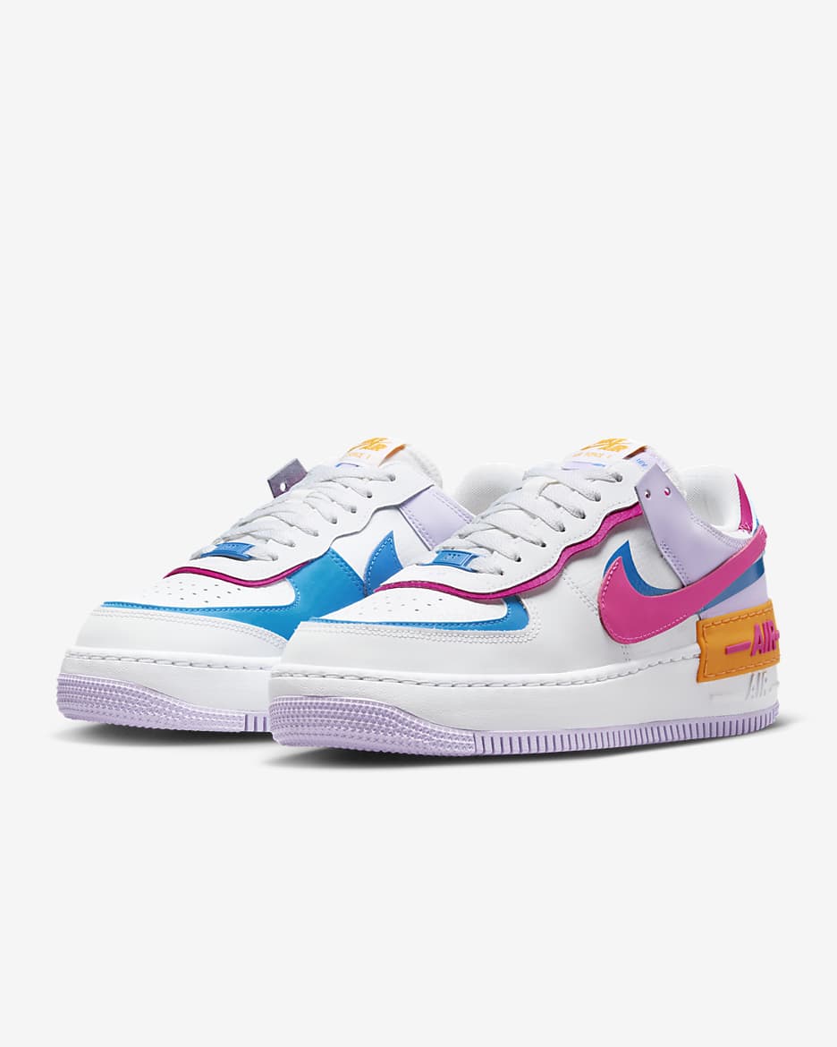 Af1 red white and blue best sale